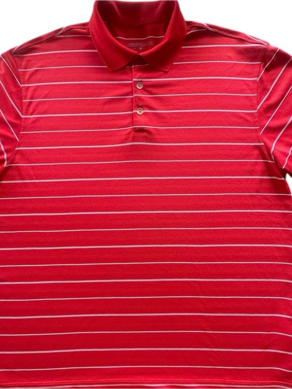 Men's NIKE Golf striped polo